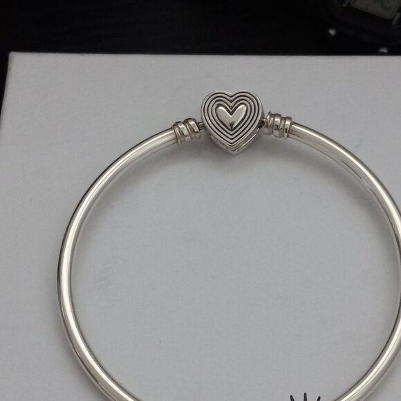 Pandora silver heart charm bracelet | limited edition - Picture 2 of 2